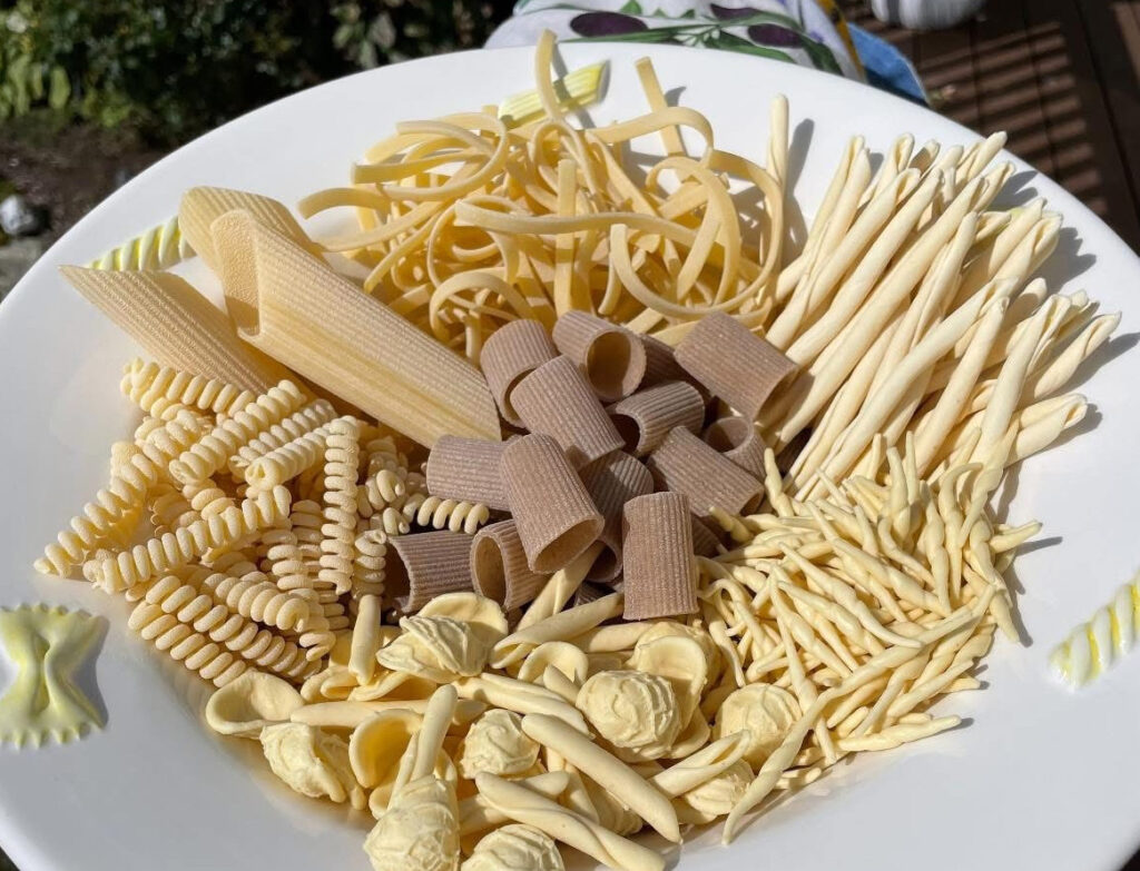 Fortuna’s Sausage offers pasta in many shapes and sizes. Press photo courtesy of Patti Fortuna