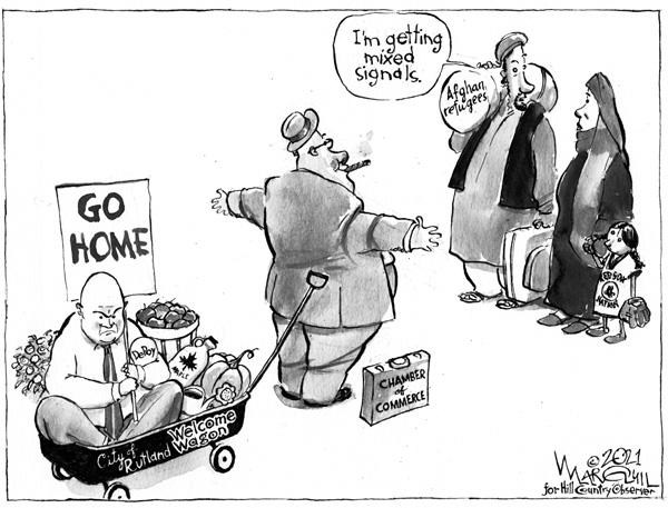 October political cartoon by Mark Wilson