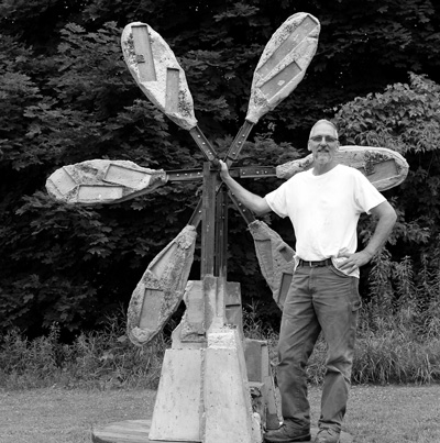 North Bennington sculptor builds art and community