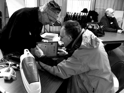 At this cafe, repairs are on the menu