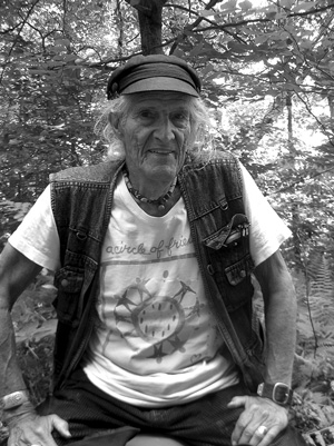 Medicine Story, 87, also known as Manitonquat, has been involved in Rainbow Gatherings since their start in the early 1970s. Tracy Frisch photo