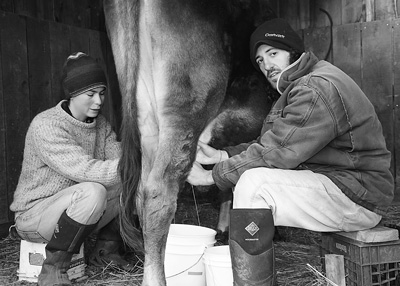 Miriam Goler and Mark Stonehill are starting their first season at Full Circus Farm on 15 acres of leased land in Pine Plains, N.Y. They found the property through a database that matches aspiring farmers with landowners who want to keep their land in agriculture. Susan Sabino photo