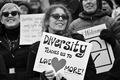 Rutland VT Protester
