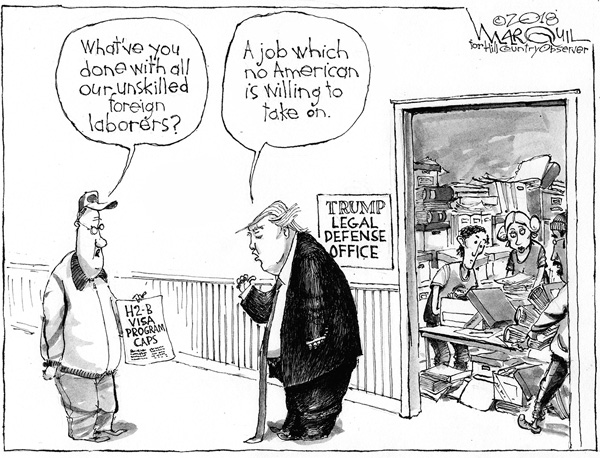 April 2018 Cartoon by Mark Wilson