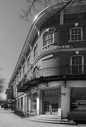 The historic Putnam Hotel building anchors a redevelopment project that covers nearly a full square block in downtown Bennington. George Bouret photo