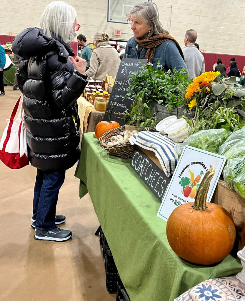 Dandelion Hill Farm brings produce to the Berkshire Grown winter farmers market. Press photo courtesy of Berkshire Grown